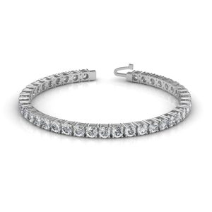 Timeless Prong-Set Tennis Bracelet with 0.20 CT Round Diamonds