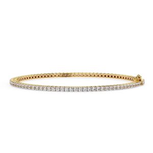 Refined Gold Tennis Bracelet with 2.00 CT of Brilliant Round Diamonds