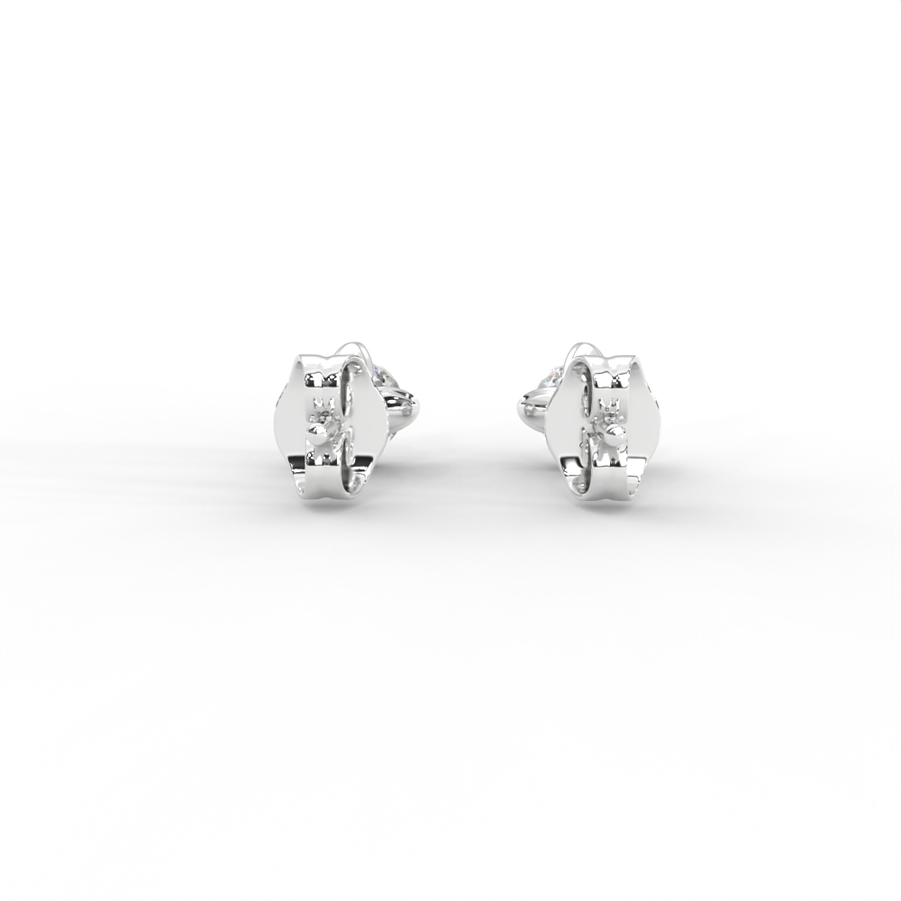 Classic Solitaire Diamond Stud Earrings in Sleek Prong Setting - Image 13