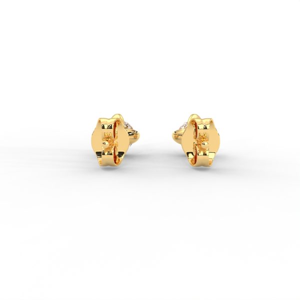 Classic Solitaire Diamond Stud Earrings in Sleek Prong Setting - Image 5