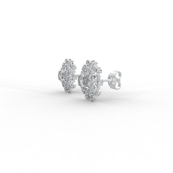 Radiant Double Halo Diamond Cluster Studs - Image 10