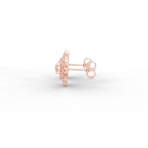 Radiant Double Halo Diamond Cluster Studs - Image 7