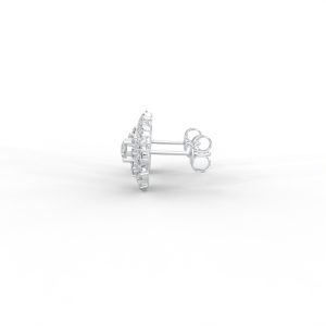 Radiant Double Halo Diamond Cluster Studs - Image 11