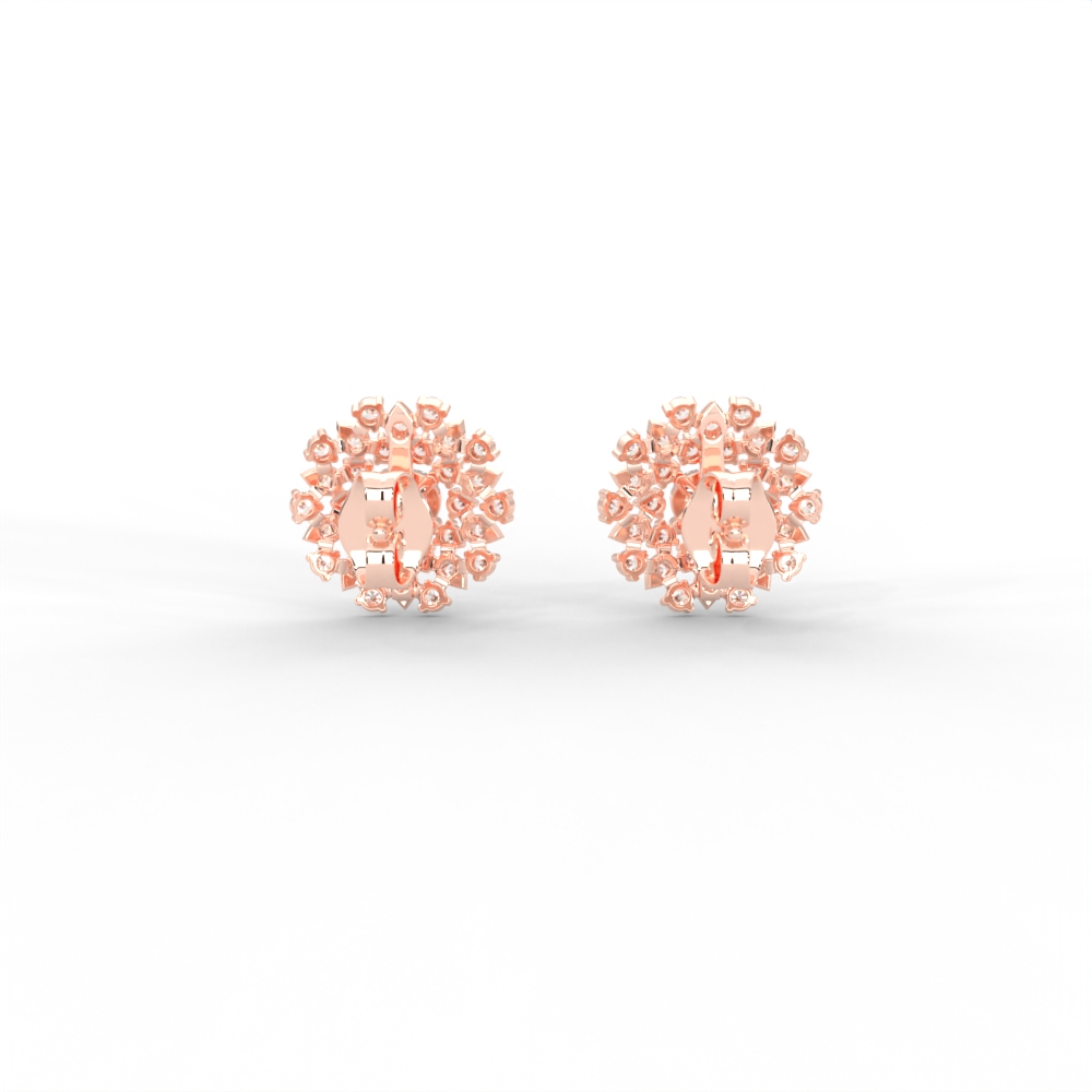 Radiant Double Halo Diamond Cluster Studs - Image 8