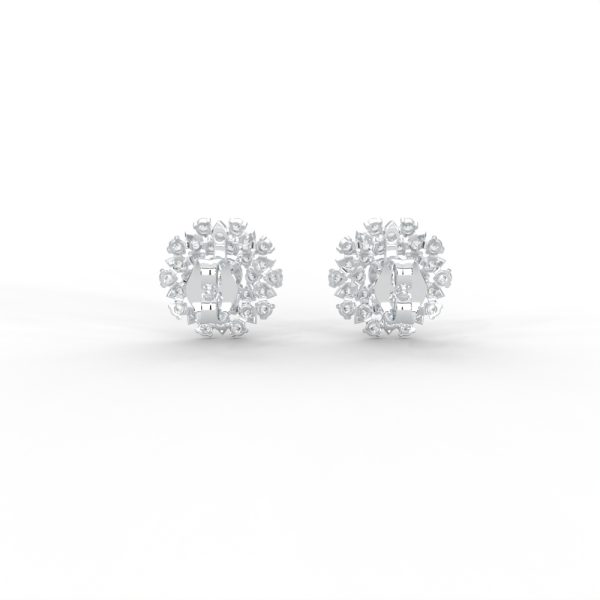 Radiant Double Halo Diamond Cluster Studs - Image 12